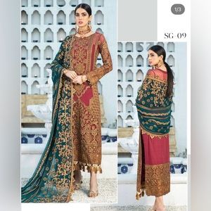 Pakistani/Indian wedding attire. Brand new. Size XL